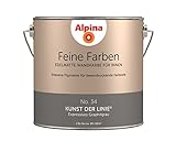 Alpina Feine Farben No. 34 Kunst der Linie® edelmatt 2,5 Liter - Expressives Graphitgrau
