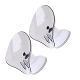 Anneome 2 Stück Seifenkiste Drehbares Lagerregal Kunststoff-Seifenhalter Handseifenbehälter Badewanne Seifenschale Wand-Seifenhalter Arbeitsplatte Seifenschale Heim-Seifenhalter