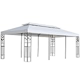 INLIFE Pavillon 3 x 6 m Weiß,39.08kg,276102