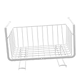 Cabilock 2 Stück Regal Unter Dem Regal Schrank Korbregal Hängeaufbewahrung Unter Dem Schrank Organizer Regal Handtuchhalter Ständer Werkzeug Lagerregal Drahtregal Regal Unter