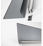 Lichtemittierende Wandregale aus Metall, vielseitige schwebende Wandregale aus Aluminiumlegierung mit natürlichem LED-Licht, beleuchteter Präsentationsständer für den Eingangsbereich, die Bar, die A