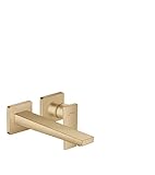 hansgrohe Wasserhahn Metropol, Unterputz Armatur für Wandmontage, Auslauf 22,5 cm, Brushed Bronze