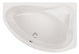 Aqualuxbad Badewanne Wanne Raumspar Schürze Eckbadewanne Acryl Rechteck 140x96cm, Schürze:mit Schürze. rechts