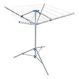 Wäschespinne 4 armiges Aluminium
