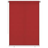 Home Furniture Outdoor Rollo 160x230 cm rot HDPE