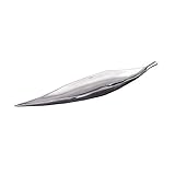 invicta INTERIOR Riesige Deko Schale SILVER LEAF 78cm Aluminium Alu Silber Obstschale Schüssel