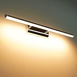 Luxvista 9W Spiegel LED Lampe 570MM Wasserdicht IP45 Warmweiß 3000k 900 Lumen 120 Grad für Spegelleuchte Spiegellampe Spiegellicht Badezimmerbeleuchtung Schrankbeleuchtung 1-Stück