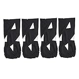 Veemoon 4 Stück Stuhlhussen Ohne Armlehnen Weiße Stuhlhussen Stuhlhussen Für Klappstühle Sessel-Schonbezüge Abnehmbarer Esszimmerstuhl-Schutz Esszimmerstuhl-Schoner