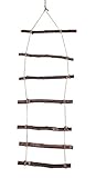 Rayher 65282505 Deko Holzleiter zum Hängen, natur, 96x30x2 cm
