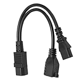 C14 auf C13 Nema 5-15R Y-Splitter-Netzkabel 1 in 2 Out Wasserdichtes Verlängerungskabel