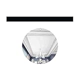 STOBOK Aufkleber für Zuhause Dekor Boden Fernseher Bordüre Selbstschlafzimmer Einfache Sticklinien Schwarzer Flexibler Schrank Abziehende Hintergrundkanten Streifen Badezimmer Dekorative