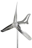 SKARAT A1006 - steel4you XXL Windrad Windmühle Speedy65 Plus aus Edelstahl (65cm Rotor-Durchmesser), kugelgelagert, mit Windfahne (360° Grad drehbar) - Made in Germany (Höhe: 225cm)