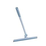 Duschabzieher Mit 27.5 cm Silikon Wischlippe und Wandbefestigter Klebehaken Fensterwischer für Abziehen streifenfreies, Fensterputzer, ideal auch für die Dusche