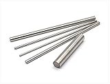 LJLCD Edelstahlstange 304 Edelstahlstangenstange 5mm 6mm 8mm M7 10mm 12mm 15mm 18mm 20mm 25mm Linearwelle Metrik Runde Bars Bodenvorrat 0. 5M 1.64FT. Korrosionsbeständig und langlebig