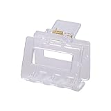 Focisa Haarschmuck Haargummis Haarspangen Schlichte Persönlichkeit, Haar-Accessoires, Make-Up, Bad, Süße Multi-Style-Farbe, Mattierter Griff, Schwarz