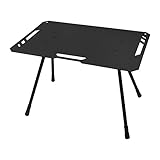 Tragbarer Camping-Beistelltisch, klappbarer Strandtisch aus Aluminium, Klapptisch für den Außenbereich, verstellbarer Picknicktisch für Grillen, Wandern, Reisen, Strand, Campingtisch und Zelttisch