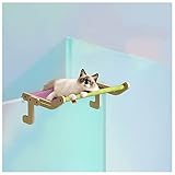 DISHENGZHEN Katzen-Fensterbarsch-Lounge-Hängematte, Montiertes Regalbett Für Katze Funny Sleep DIY Sill Window Barch, Kein Saugnapf Erforderlich, Für Fenster/Türen/Schubladen