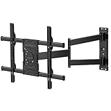 TV Wandhalterung Schwenkbar WHYFONE Neigbar Universal Ecke TV Halterung 83,8cm Langer Arm Volle Bewegung Wandhalterung Fernseher für 32-70 Zoll Flach&Curved Fernseher bis zu 45kg, Max. VESA 600x400mm