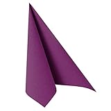PAPSTAR 10820 50 Servietten Royal Collection 1/4-Falz 40 x 40 cm, lila