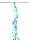 Home Fashion Schiebevorhang Dekostoff Digitaldruck Haze, Polyester, Petrol, 245 x 60 cm