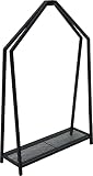 made2trade Kaminholzhalter Holzablage aus Metall - Schwarz - Faltbar - Gr. 58x24x78cm