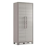 Keter Gulliver Kunststoffschrank / Besenschrank, Utility, beige, 80 x 44 x 182 cm