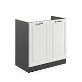 Vicco Küchenschrank Hängeschrank Unterschrank Küchenzeile R-Line (Spülenunterschrank 80 cm)