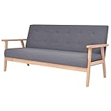 JUNZAI 3-Sitzer Sofa, Schlafsofa, Schlafcouch, Couch Mit Schlaffunktion, Sofa Bed, Sofas & Couches, Relaxsofa, Stoff Dunkelgrau