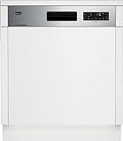 Beko bPRO 500 DFN04321W Dishwasher 60 cm, 13 Settings, Freestanding Dishwasher, Dishwasher, Undermountable, 2 Washing Levels, 4 Washing Temperatures, Red LED Display, Watersafe, White [Energy Class E]