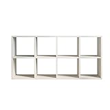 Gitterschrank Bücherregal Regal, vom Boden bis zur Decke reichender Aufbewahrungsschrank for Studenten, niedriges Bücherregal, Trennwand, Balkonschließfach YIJIAN (Größe : 122x30x62cm White)