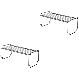 Luxshiny 2 Stück Schrankregal Tischdekoration Schreibtischregal Ständer Küchenarbeitsplatten-Organizer Arbeitsplatte Gewürze Teller Wäscheständer Dosenregal Organizer Für
