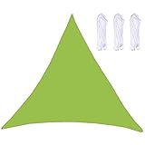 Sonnensegel wasserdichte Garten Schatten Segel Dreieck, DREI Winkel Schatten, 3 Seile, Outdoor Garten Segel Baldachin Patio Sonnenschirm Markisen