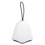 Lazmin112 Drahtloser -Lautsprecher, Tragbare Touch-Steuerung 8-Farben-LED-Nachtlicht Smart Speaker Nachttischlicht Lampe Unterstützt Speicherkarte und Freisprechanruf (Grau)