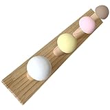 NUSITOU Floßhaken Aus Holz Robuste Garderobe Kleiderständer Robuste Kleiderbügel Für Kleidung Bauernhaus-Garderobe Halskette Wandaufbewahrung Halter Schals Aufhänger