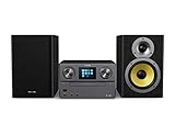 Philips Mini Stereoanlage mit Bluetooth/Spotify Connect, DAB+, UKW-Radio, USB, CD-Player, MP3, Bassreflex-Lautsprecher, Digitale Sound Kontrolle, 100W / Philips M8905/10 Musikanlage