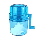 Eiszerkleinerer manuell 1L,Eiscrusher crushed ice maker Kein Strom erforderlich Slushy Maker,Eiswürfelbereiter tragbarer,Slush Maschine ür die Zubereitung von Shaved Ice,Cocktails