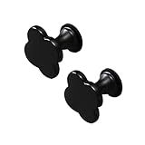 moaupr 2 Stück Schrankknöpfe Vierblättriges Kleeblatt Mehrfarbig Türknöpfe für Kinder Bunte Möbelgriffe Zinklegierung SchubladeKnauf für Schränke,Innentüren,Wohnzimmer