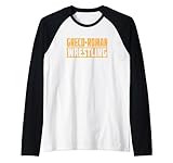 Greco Roman Wrestling Tee Training T-Shirt Wrestler Outfit Raglan