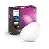 Philips Hue White & Color Ambiance Go Tischleuchte weiß 370lm, dimmbar, 16 Mio. Farben, steuerbar via App, kompatibel mit Amazon Alexa (Echo, Echo Dot)