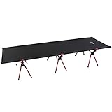 ALPIDEX leichtes Feldbett Campingbett inkl. Packsack 190 x 67 x 16/39 cm niedrig oder erhöht nutzbar 2.650 g belastbar bis 120 kg