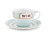 PiP Studio 26-51004082 Blushing Birds Tasse mit Untertasse white 0,28 l ( 1 Set )