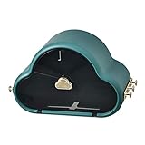 Veemoon 1-Teiliger Boxhalter ， Entworfene Badezimmer-Hängewolken-Toilette Zum Wohnen Grüner Behälter Für Zuhause Serviettenkleber Mit Papierstanzfreiem Regal Waschraum-Stanzform-Abdeckung