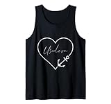 Usedom Herz mit Anker, Ostsee Tank Top