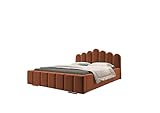 Polsterbett mit Bettkasten BOXSPRING Bett 03-140x200 - Rust (Trinity 25)