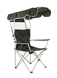 JYARZ Campingstuhl Klappbarer Campingstuhl Mit Schattendach, Tragbare Liege Für Outdoor-Rasen-Campingstuhl Anglerstuhl Faltstuhl (Color : Grün)