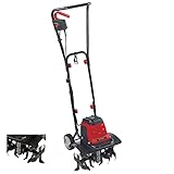 Einhell Elektro-Bodenhacke GC-RT 1440 M (1400 W, 40 cm Arbeitsbreite, 200 mm Arbeitstiefe, Reihenschlussmotor, Überlastkupplung, klappbarer Führungsholm), Rot