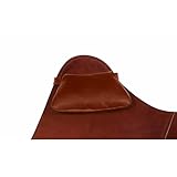 Cuero Design Pampa Mariposa Nackenkissen aus pflanzlich gegerbtem Leder in der Farbe Oak, 3100106
