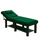 ZzZana Metallrahmen Massage-/Gesichtsliege & Tisch, Professionell Gesichtsbehandlung Salon Tätowierung Massage-Bett, Schwerlast Stationär Physiotherapie-Bett (Color : Style 6, Size : 190x80x60cm)