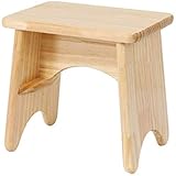 Gepolsterter Fußhocker Fußhocker Massivholzhocker-Fuß Qualität Kiefer/Badhocker Multifunktions/für EIN Wohnzimmer Balkon Schlafzimmer Badezimmer/wie abgebildet Aufbewahrungsfußhocker (Größe: