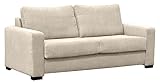 Meble Roberto 2-Sitzer Sofa Paris - Creme 170 cm - Sofa mit Schlaffunktion - Einzelsofa - Wohnzimmer Sofa - Schlafsofa - Komfortable Sofas & Couches